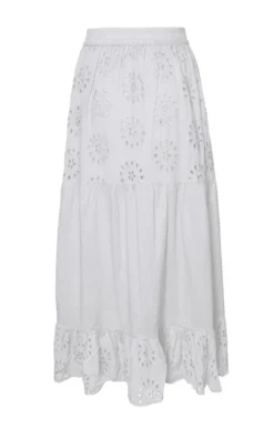 Ladies Broderie Anglaise Skirt 9 Ladies Broderie Anglaise Skirt -House Of Bruar TQ23311IVORY 2