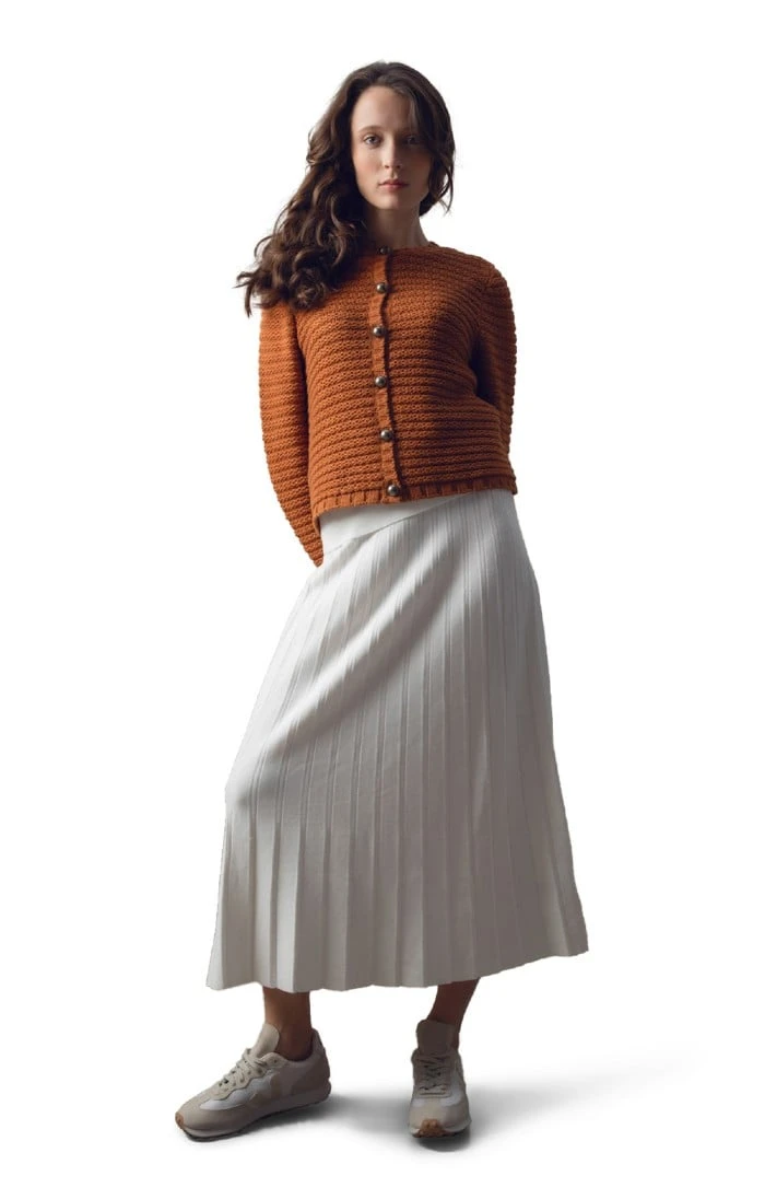 Ladies Marble Pleated Skirt 1 Ladies Marble Pleated Skirt