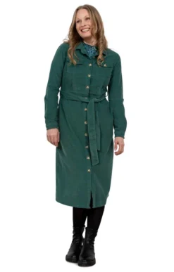 Ladies Lily & Me Midi Shirt Dress -House Of Bruar TQ23610SAGEGRN 1