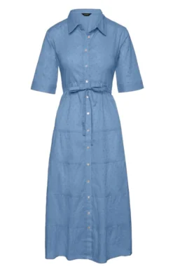 Ladies Pomodoro Dobby Tiered Dress