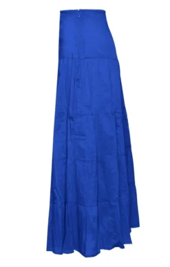 Ladies Pomodoro Tiered Skirt -House Of Bruar TQ23920MARINE 1