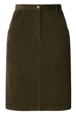Ladies Short Cord Skirt -House Of Bruar TQ50025LODEN 1
