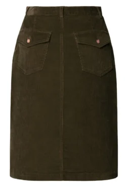 Ladies Short Cord Skirt -House Of Bruar TQ50025LODEN 3