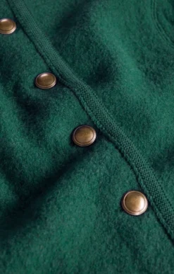 Ladies Crew Neck Boiled Wool Jacket -House Of Bruar TR00406BOTTLE 3