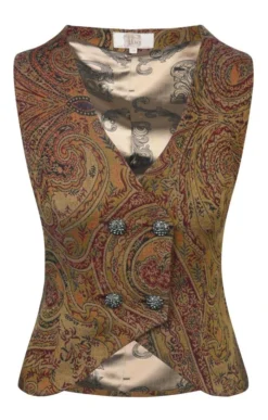 Ladies Jacquard Waistcoat