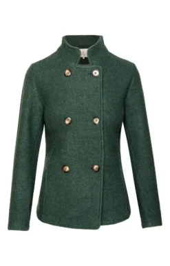 Ladies Double Breasted Boiled Wool Jacket 12 Ladies Double Breasted Boiled Wool Jacket -House Of Bruar TR00415BOTTLE 2