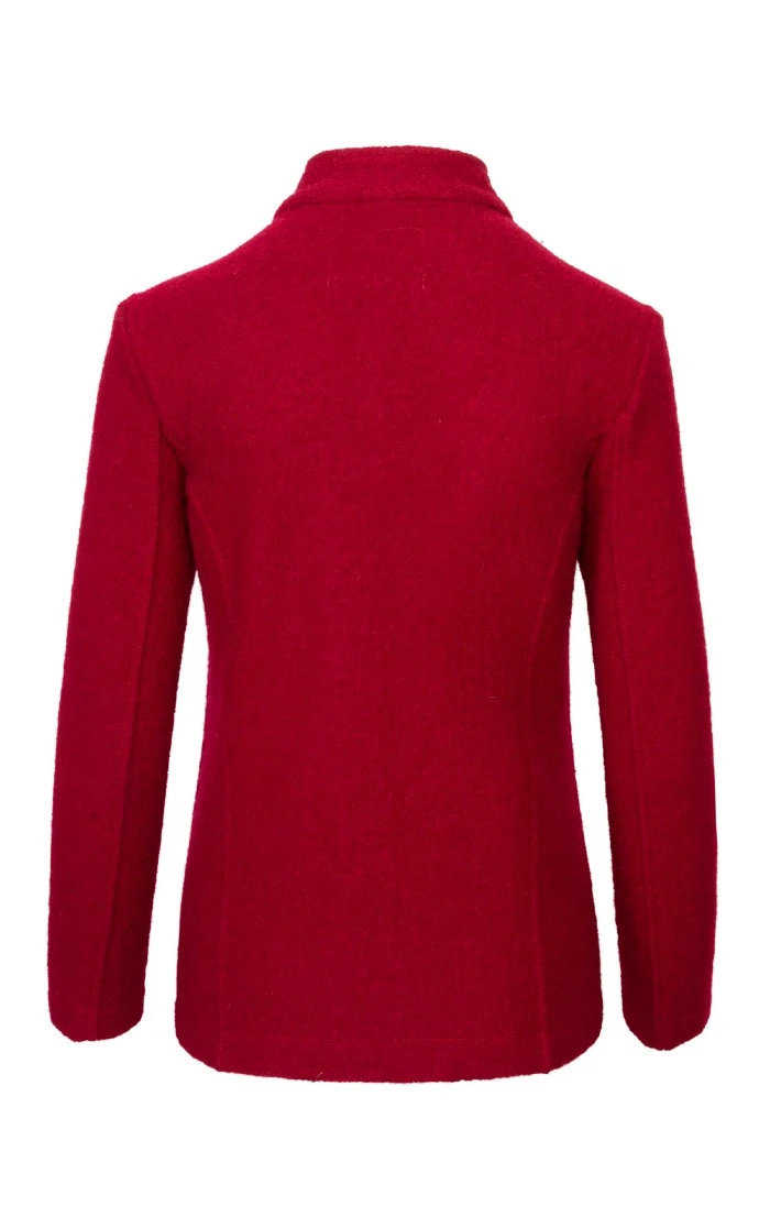 Ladies Double Breasted Boiled Wool Jacket 8 Ladies Double Breasted Boiled Wool Jacket - Image 8