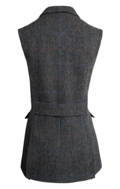 Ladies Harris Tweed Betty Gilet 13 Ladies Harris Tweed Betty Gilet -House Of Bruar TR00775DENIMHB 1