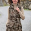 Ladies Tweed Wrap Waistcoat