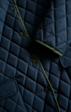 Ladies Tipped Jacket -House Of Bruar TR11020NAVYOLIVE 5