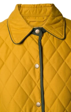 Ladies Tipped Jacket -House Of Bruar TR11020OCHREOLIVE 3