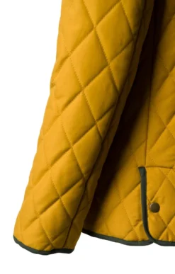 Ladies Tipped Jacket -House Of Bruar TR11020OCHREOLIVE 4