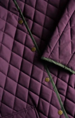 Ladies Tipped Jacket -House Of Bruar TR11020PURPLEOLIVE 5