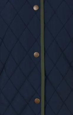 Tipped 3/4 Length Jacket -House Of Bruar TR11030NAVYOLIVE 4