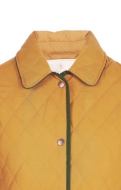 Tipped 3/4 Length Jacket -House Of Bruar TR11030OCHREOLIVE 3