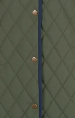 Tipped 3/4 Length Jacket -House Of Bruar TR11030OLIVENAVY 4