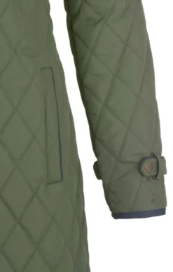 Tipped 3/4 Length Jacket -House Of Bruar TR11030OLIVENAVY 5