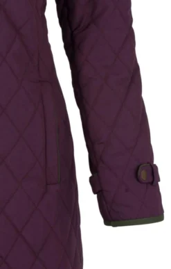 Tipped 3/4 Length Jacket -House Of Bruar TR11030PURPLEOLIVE 4