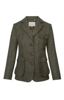 Ladies Tweed Hereford Jacket 11 Ladies Tweed Hereford Jacket -House Of Bruar TR12302FORESTGRNHB 2
