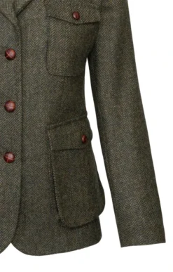Ladies Tweed Hereford Jacket 13 Ladies Tweed Hereford Jacket -House Of Bruar TR12302FORESTGRNHB 4
