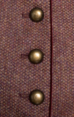 Ladies Tweed Edinburgh Jacket -House Of Bruar TR12304CLARETBCORN 3