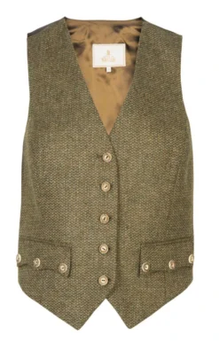 Ladies Tweed Highland Waistcoat