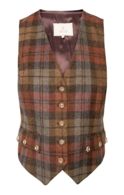 Ladies Tweed Highland Waistcoat -House Of Bruar TR12305WEATHEREDBOTHY 1