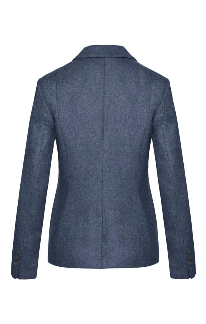 Ladies Single Breasted Flannel Blazer 4 Ladies Single Breasted Flannel Blazer - Image 4