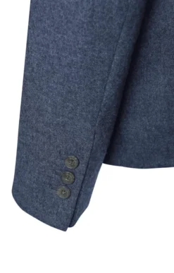 Ladies Single Breasted Flannel Blazer 11 Ladies Single Breasted Flannel Blazer -House Of Bruar TR22003DEEPWATERBLUEMEL 5