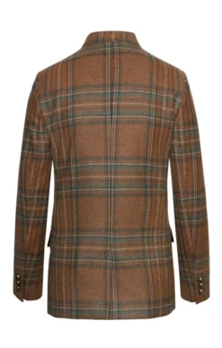 Ladies Edinburgh Funnel Jacket 9 Ladies Edinburgh Funnel Jacket -House Of Bruar TR22025MAHOGANYLODENCHK 3