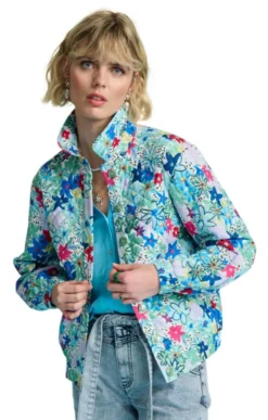 Ladies Button Quilt Jacket