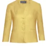 Ladies Smart Short Linen Jacket
