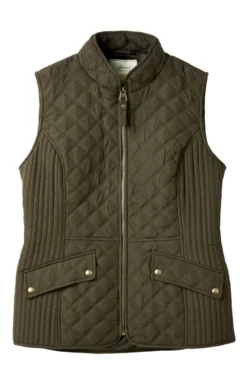Ladies Joules Minx Quilted Gilet 9 Ladies Joules Minx Quilted Gilet -House Of Bruar TR32161HERITAGEGREEN 2