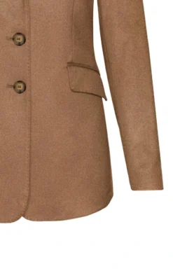 Ladies Cashmere Jacket -House Of Bruar TR40200CAMEL 5
