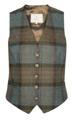 Ladies Tweed Dress Waistcoat 16 Ladies Tweed Dress Waistcoat -House Of Bruar TR40211ARTICGLENCHECK 2