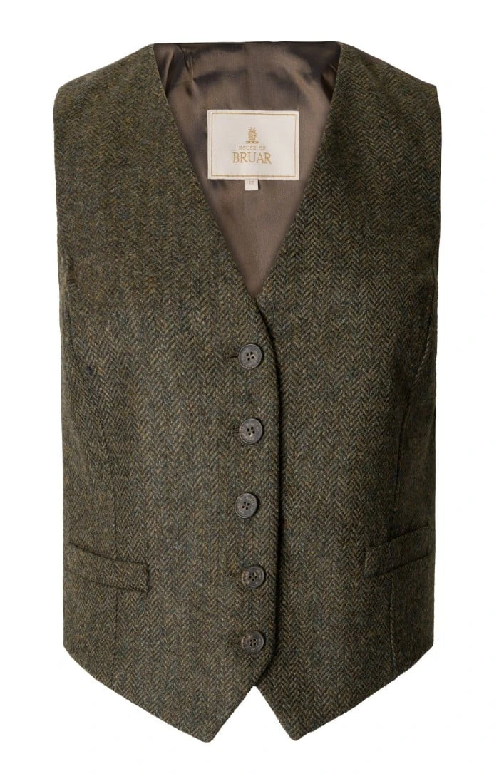 Ladies Tweed Dress Waistcoat 8 Ladies Tweed Dress Waistcoat - Image 8