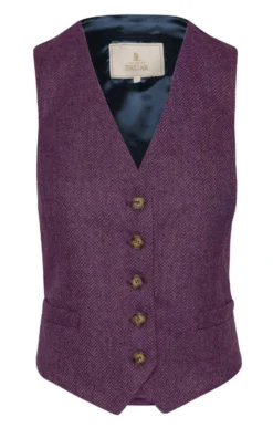 Ladies Tweed Dress Waistcoat 27 Ladies Tweed Dress Waistcoat -House Of Bruar TR40211MULBERRYHB 1