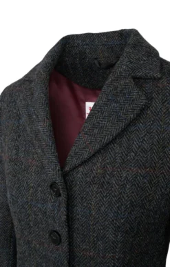 Ladies Harris Tweed Sandy Jacket -House Of Bruar TR60004DENIMHB 2