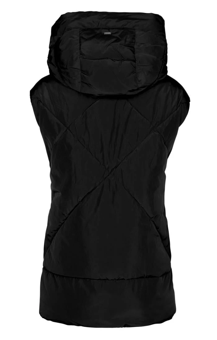 Ladies Quilt Hooded Gilet 2 Ladies Quilt Hooded Gilet - Image 2