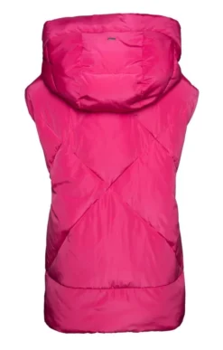 Ladies Quilt Hooded Gilet 11 Ladies Quilt Hooded Gilet -House Of Bruar TS00372FUCHSIA 3