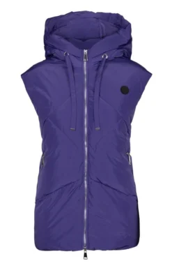 Ladies Quilt Hooded Gilet
