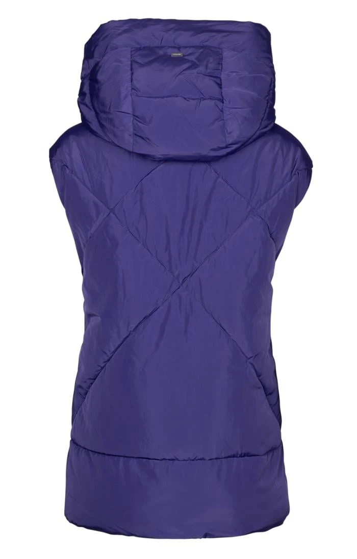 Ladies Quilt Hooded Gilet 6 Ladies Quilt Hooded Gilet - Image 6