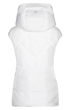 Ladies Quilt Hooded Gilet 13 Ladies Quilt Hooded Gilet -House Of Bruar TS00372WHITE 1