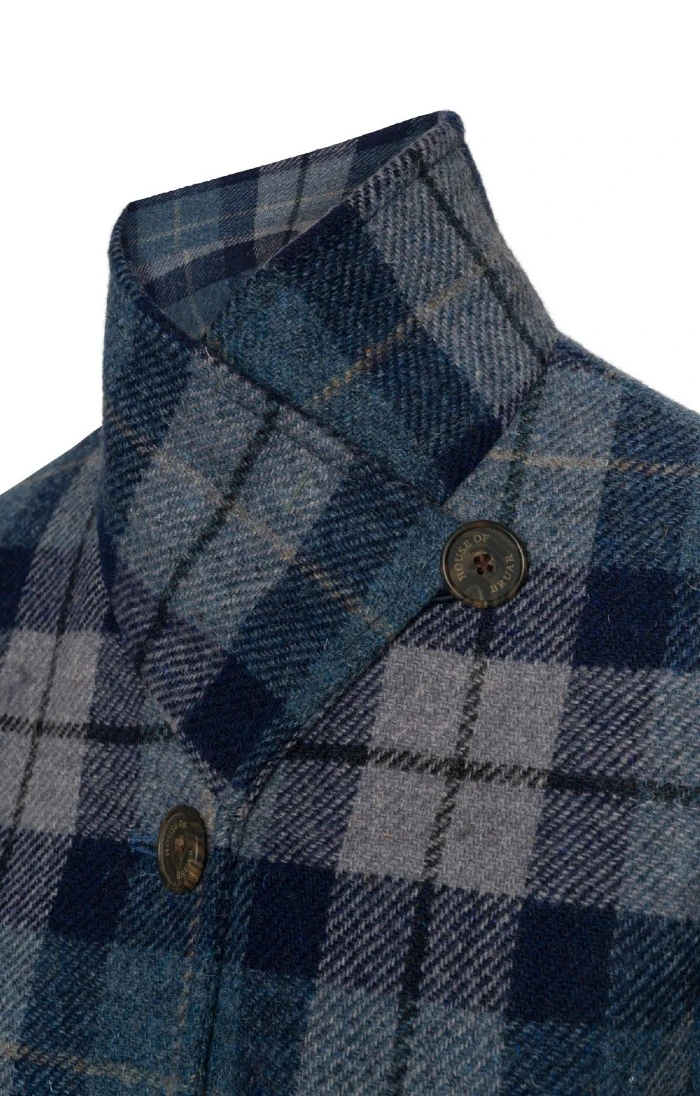 Ladies Harris Tweed Funnel Coat 4 Ladies Harris Tweed Funnel Coat - Image 4