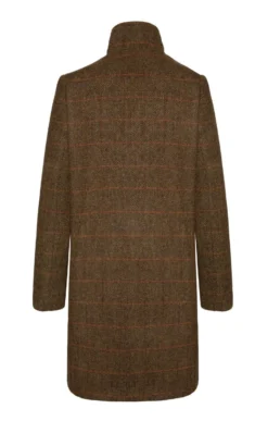 Ladies Harris Tweed Funnel Coat 17 Ladies Harris Tweed Funnel Coat -House Of Bruar TS12393BROWNRUSTOC 2