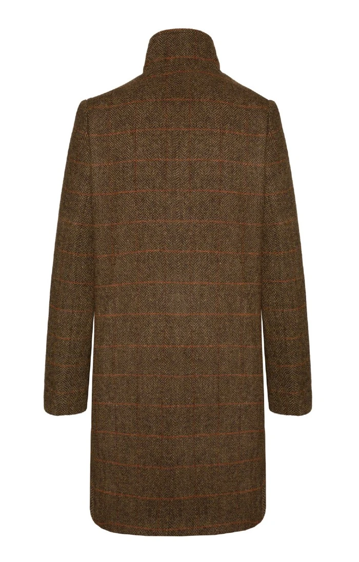 Ladies Harris Tweed Funnel Coat 6 Ladies Harris Tweed Funnel Coat - Image 6