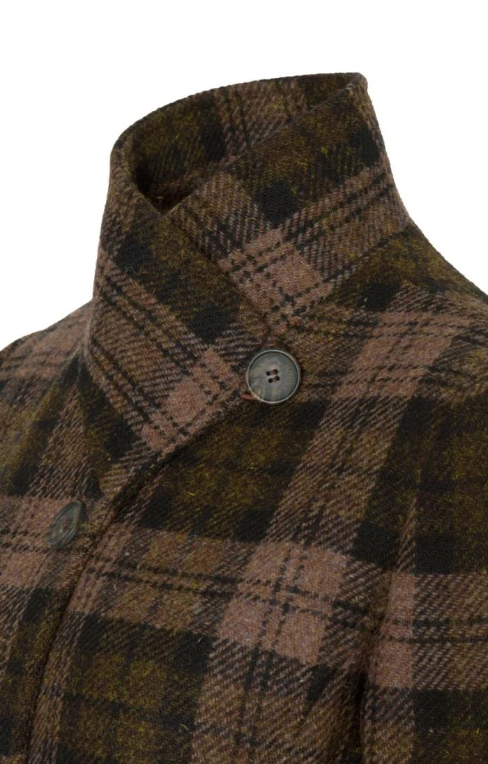 Ladies Harris Tweed Funnel Coat 9 Ladies Harris Tweed Funnel Coat - Image 9
