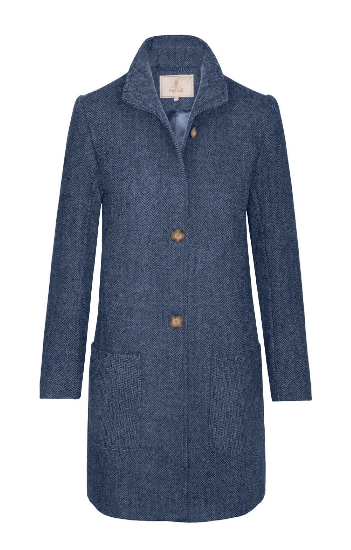 Ladies Harris Tweed Funnel Coat 10 Ladies Harris Tweed Funnel Coat - Image 10