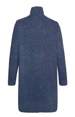 Ladies Harris Tweed Funnel Coat 22 Ladies Harris Tweed Funnel Coat -House Of Bruar TS12393JEANSHB 2