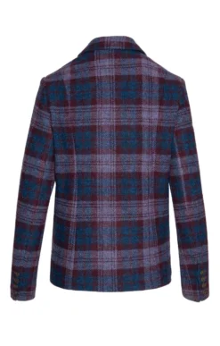 Ladies Harris Tweed Hacking Jacket 16 Ladies Harris Tweed Hacking Jacket -House Of Bruar TS12394ELDERBERRYDENIMCHK 2